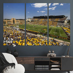 University of Wyoming Cowboys Football Team Print - Laramie