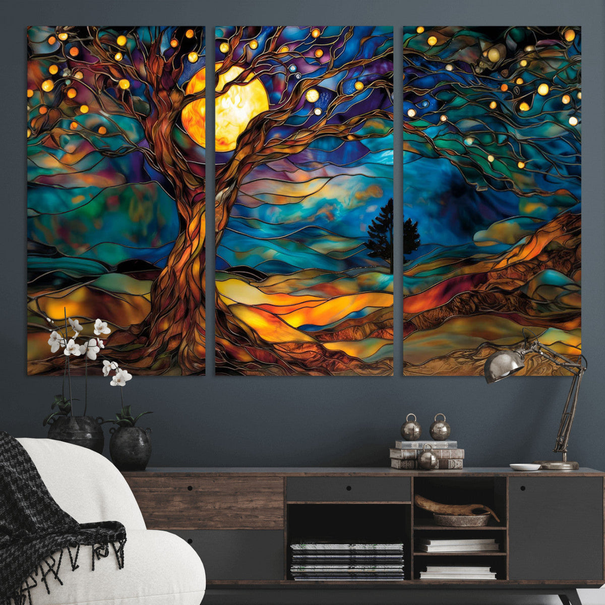 Tree of Life Wall Art - Yggdrasil Tree of Life Canvas Print