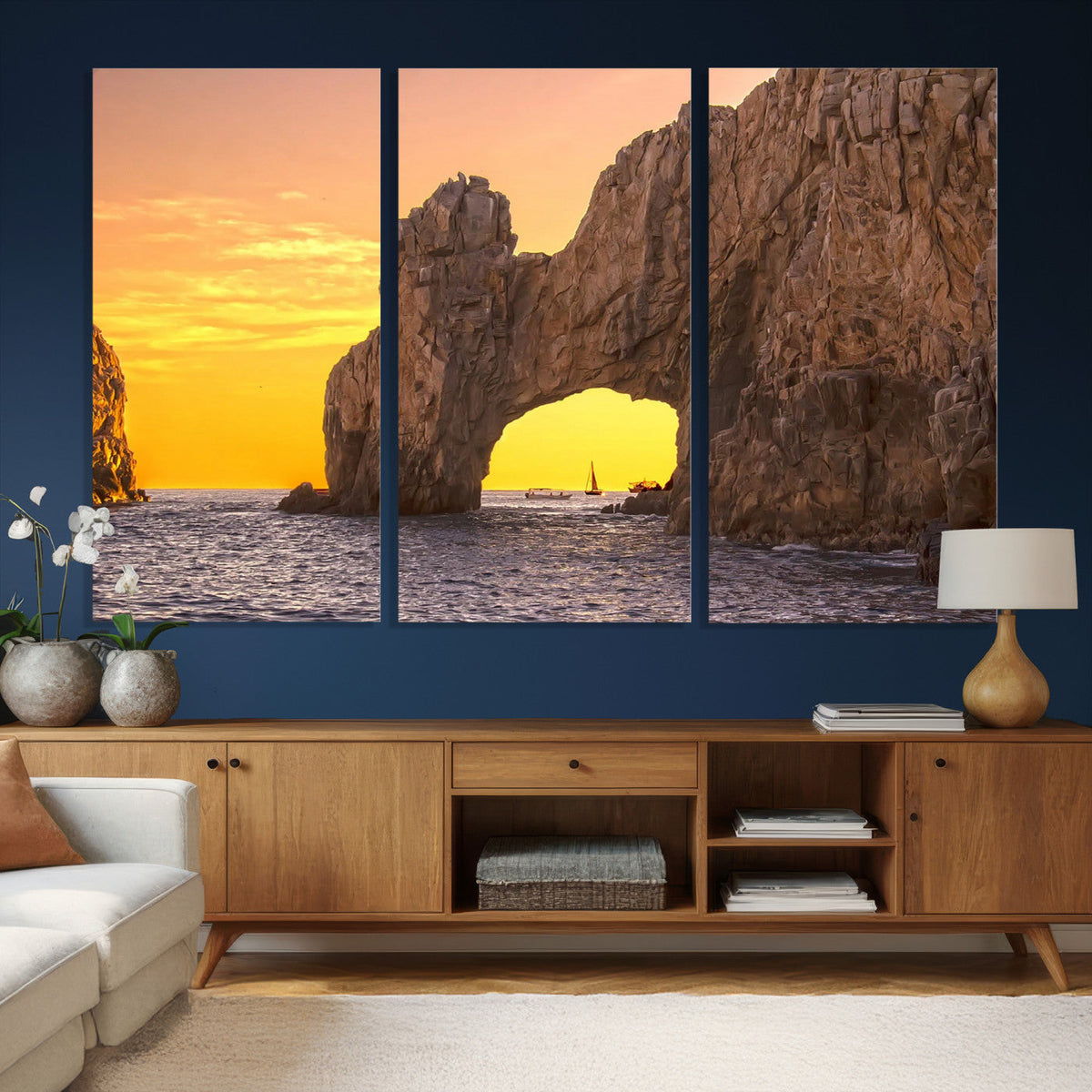 El Arco Cabo San Lucas Ocean Arch Wall Art Canvas Print