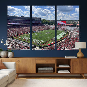 Georgia Bulldogs Stadium Wall Art Canvas Print, Sanford
