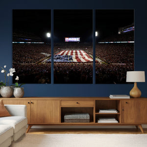 Oklahoma Memorial Stadium Wall Art Canvas Print – Oklahoma