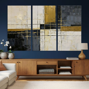 Geometric Abstract Wall Art Canvas Print