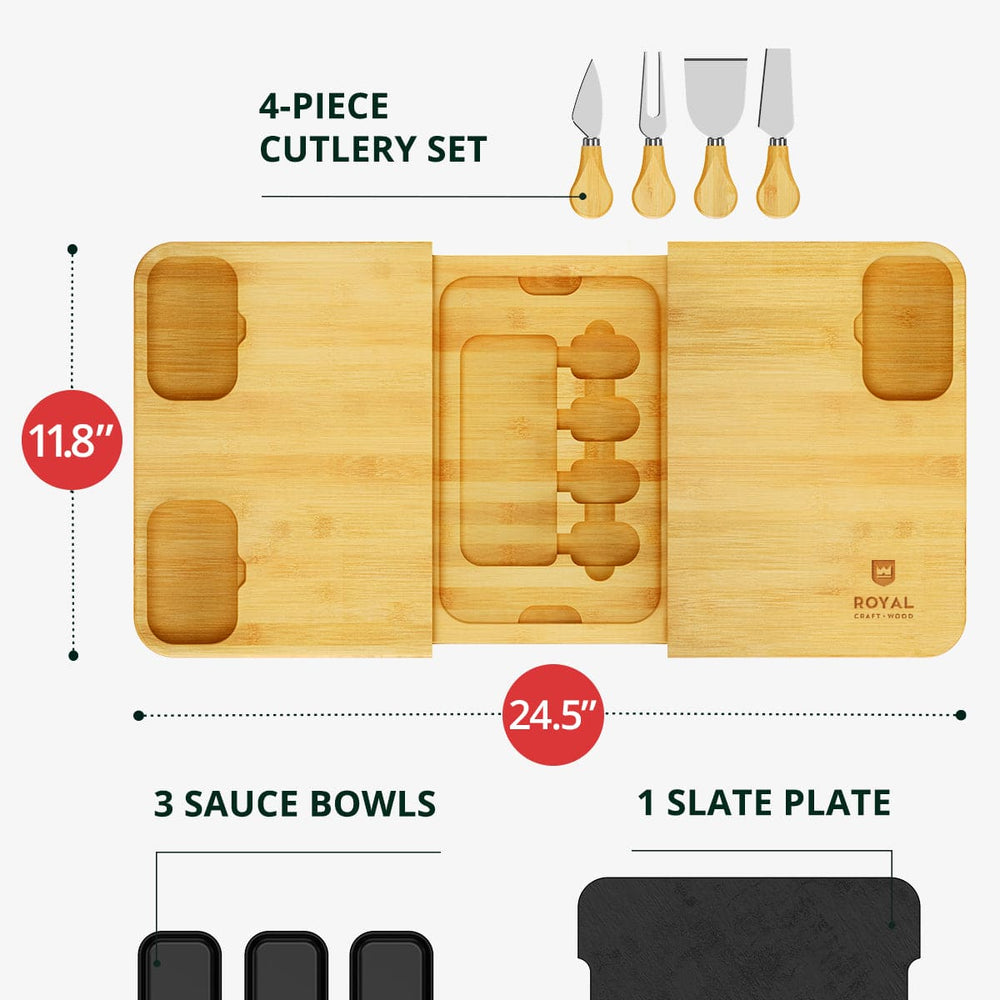 Cheese Board Set with Slate Plate