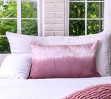 Linen Lumbar Ombre Throw Pillow