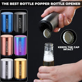 2-Pack BARSUPPLY Push Down Automatic Magnetic Beer Bottle Opener + BONUS Cap Gun