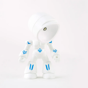 Modern Robot LED Table Lamp Battery Powered Warm Light Desk Night Lamp