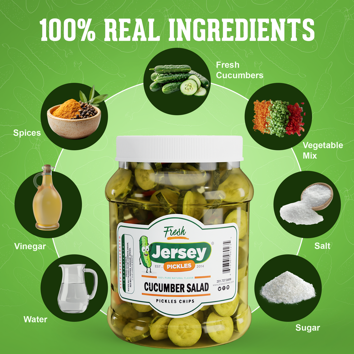Pickled Cucumber Salad (sweet)