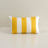 Pack of 1 Stripes/Waving Outdoor Waterproof Throw Pillow  (With Insert ) size 12"x20" or 18"x18"