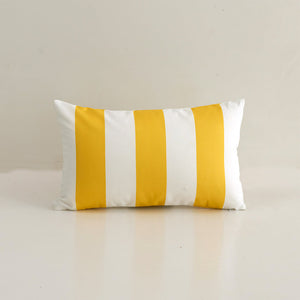 Pack of 1 Stripes/Waving Outdoor Waterproof Throw Pillow  (With Insert ) size 12"x20" or 18"x18"