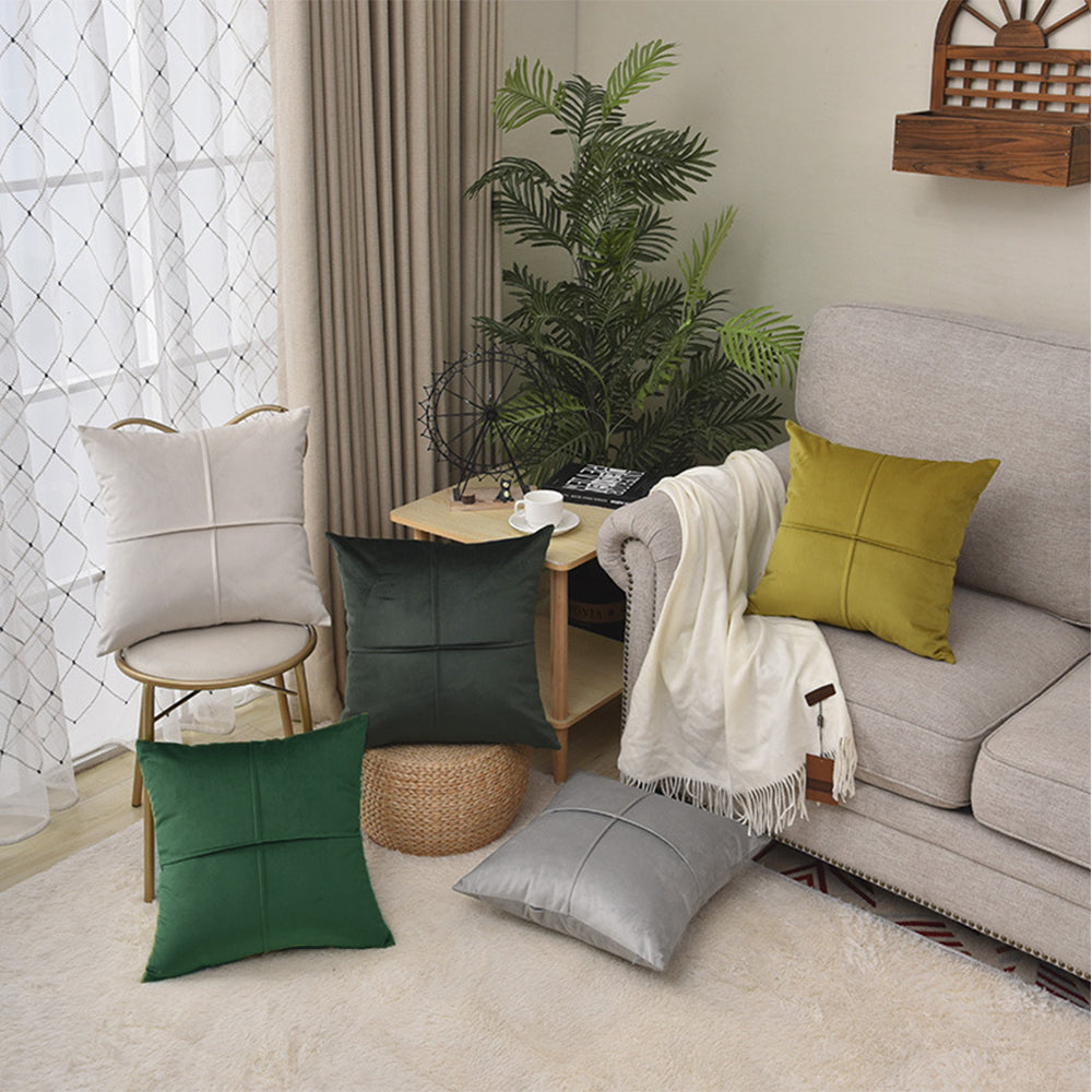 2-Piece Throw Pillow Covers with 450g Inserts, blue, 12X20 WITH INSERTS, Decorative Pillow Set – Fancy & Stacy