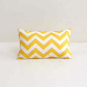 Pack of 1 Stripes/Waving Outdoor Waterproof Throw Pillow  (With Insert ) size 12"x20" or 18"x18"