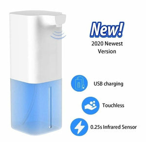 Touch-Free Rechargeable Liquid Soap & Hand Sanitizer Dispenser