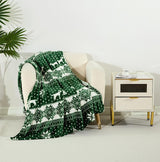 Winter Wonderland 50" x 70" Throw Blanket – Ultra-Soft Cozy Fleece Decorative Blanket for Home & Holidays