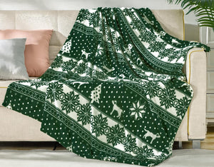 Winter Wonderland 50" x 70" Throw Blanket – Ultra-Soft Cozy Fleece Decorative Blanket for Home & Holidays