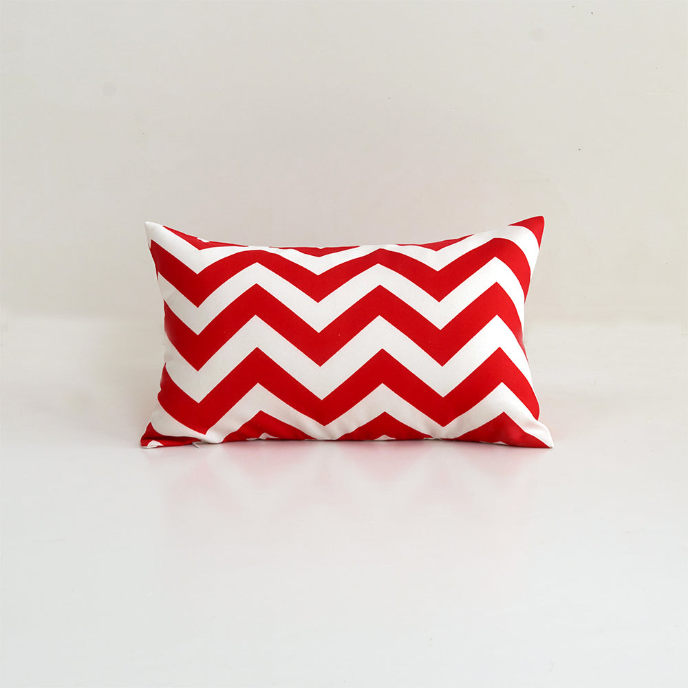 Pack of 2 Stripes/Waving Outdoor Waterproof Throw Pillow covers size 12"x20" or 18"x18"