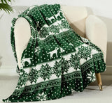 Winter Wonderland 50" x 70" Throw Blanket – Ultra-Soft Cozy Fleece Decorative Blanket for Home & Holidays
