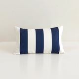 Pack of 1 Stripes/Waving Outdoor Waterproof Throw Pillow  (With Insert ) size 12"x20" or 18"x18"