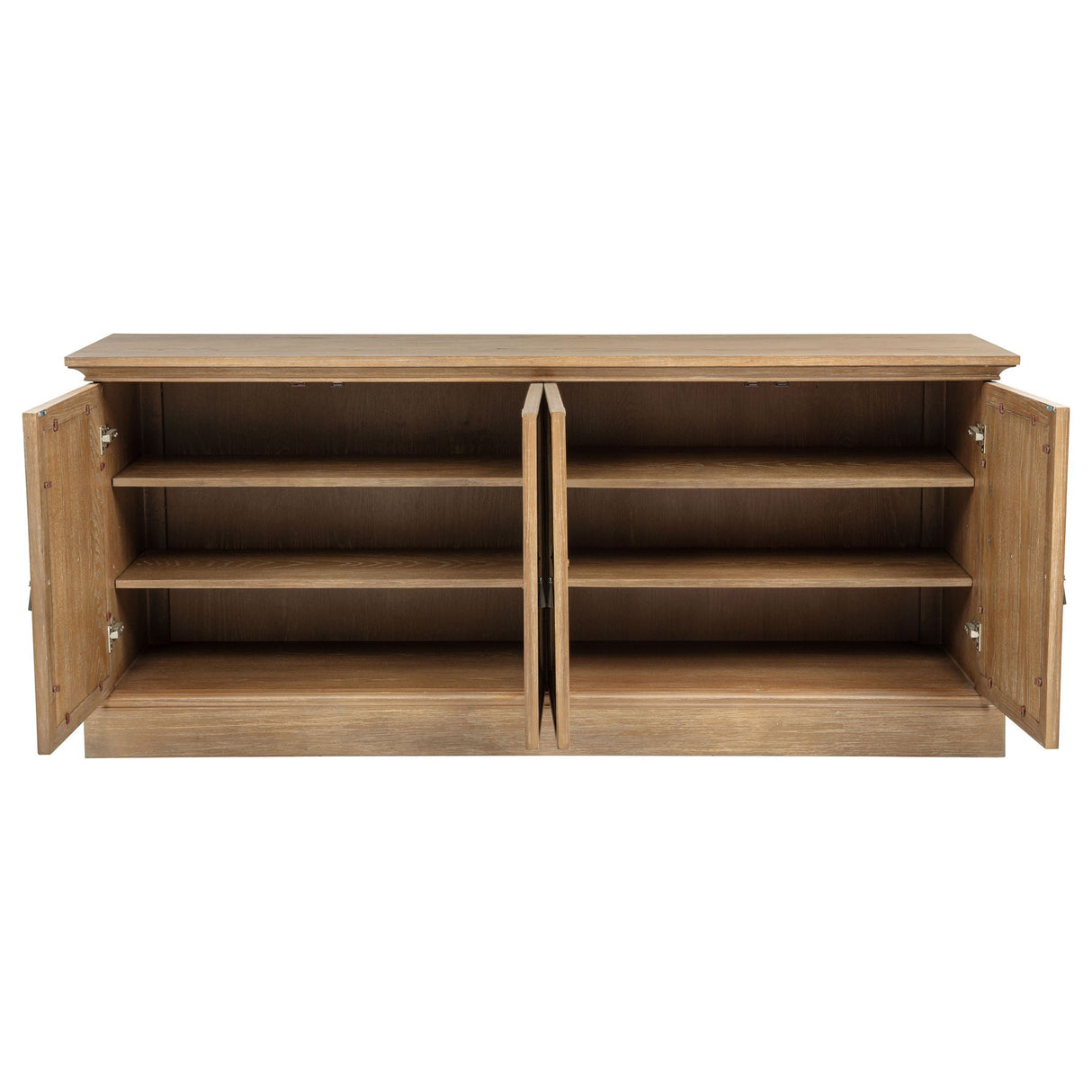 Brockway 4-door Dining Sideboard Buffet Cabinet Barley Brown