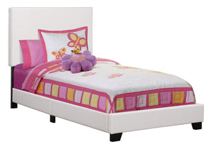 Bed, Upholstered, Transitional