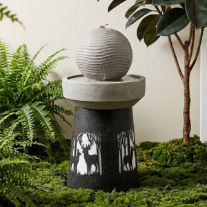 Outdoor Garden Lantern with Warm LED Light