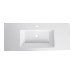 42" Bathroom Resin Sink