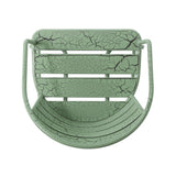 Santa Monica Bistro Set Modern Outdoor Dining Green Iron 3-Piece