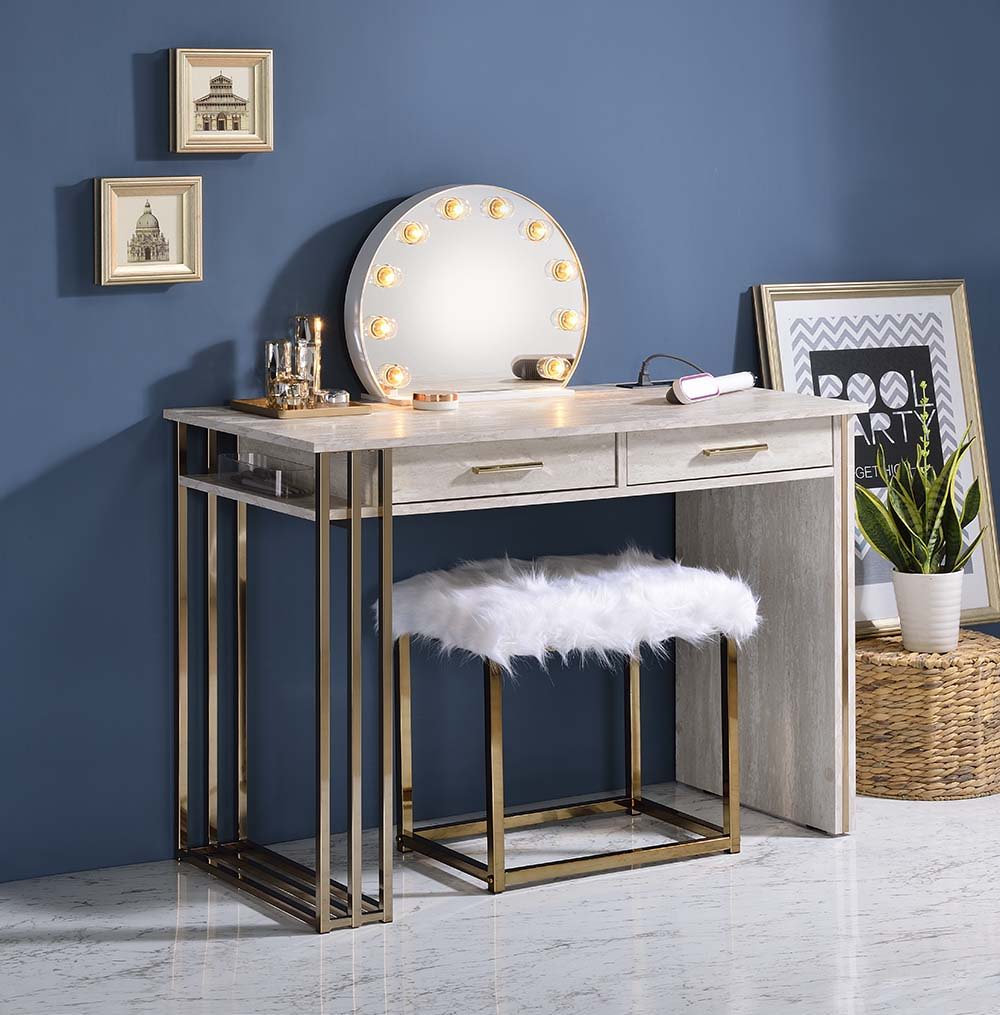 Alma - Accent Mirror - White