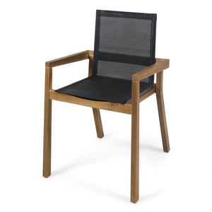 7 Pieces Acacia Wood Outdoor Dining Set