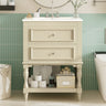 24" Bathroom Vanity with Ceramic Sink