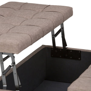 Harrison - Upholstered Coffee Table Storage Ottoman