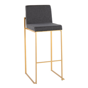 Fuji - Contemporary Design High Back Barstool