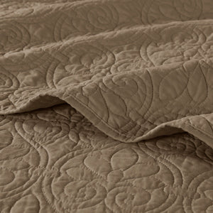 Reversible Quilt Set Mocha Full/Queen