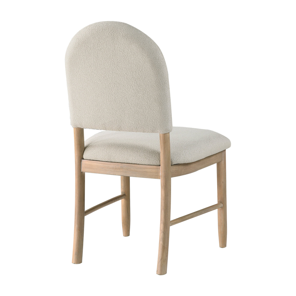 Natural Finish Dining Chairs, Set of 2
