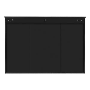 Modern Wall Mounted Mirror Medicine Cabinet With Open Shelves, Adjustable Interior, Storage Over Toilet