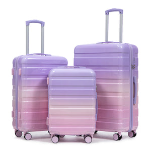 3-Piece PC Spinner Wheel Luggage Set
