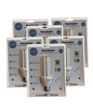 18 Watt Full Spectrum CFL Replacement Bulb (SET OF 6) Standard base by VisionMax