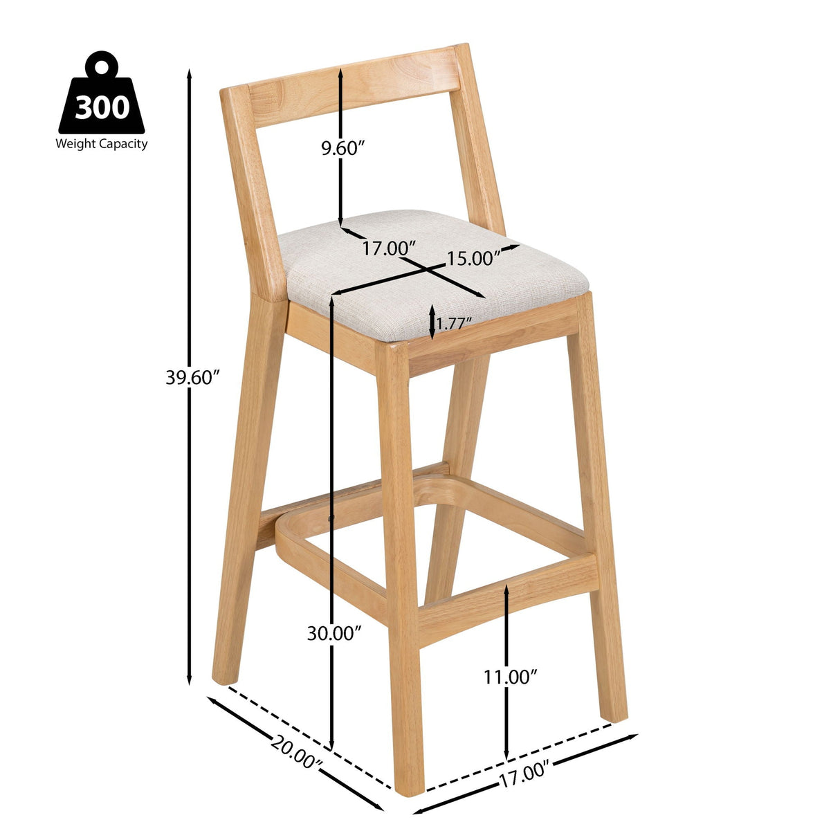 Jasper Indoor Barstool (Set of 2)