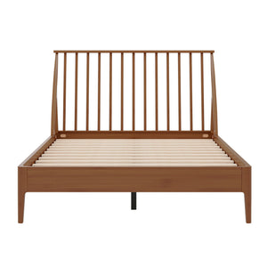 Bohemian Platform Bed With Tall Headboard