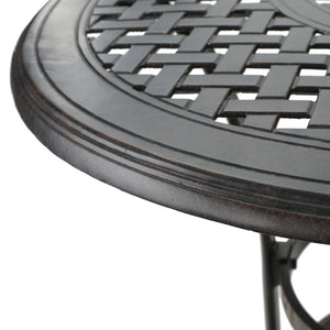Cast Aluminium Bar Table