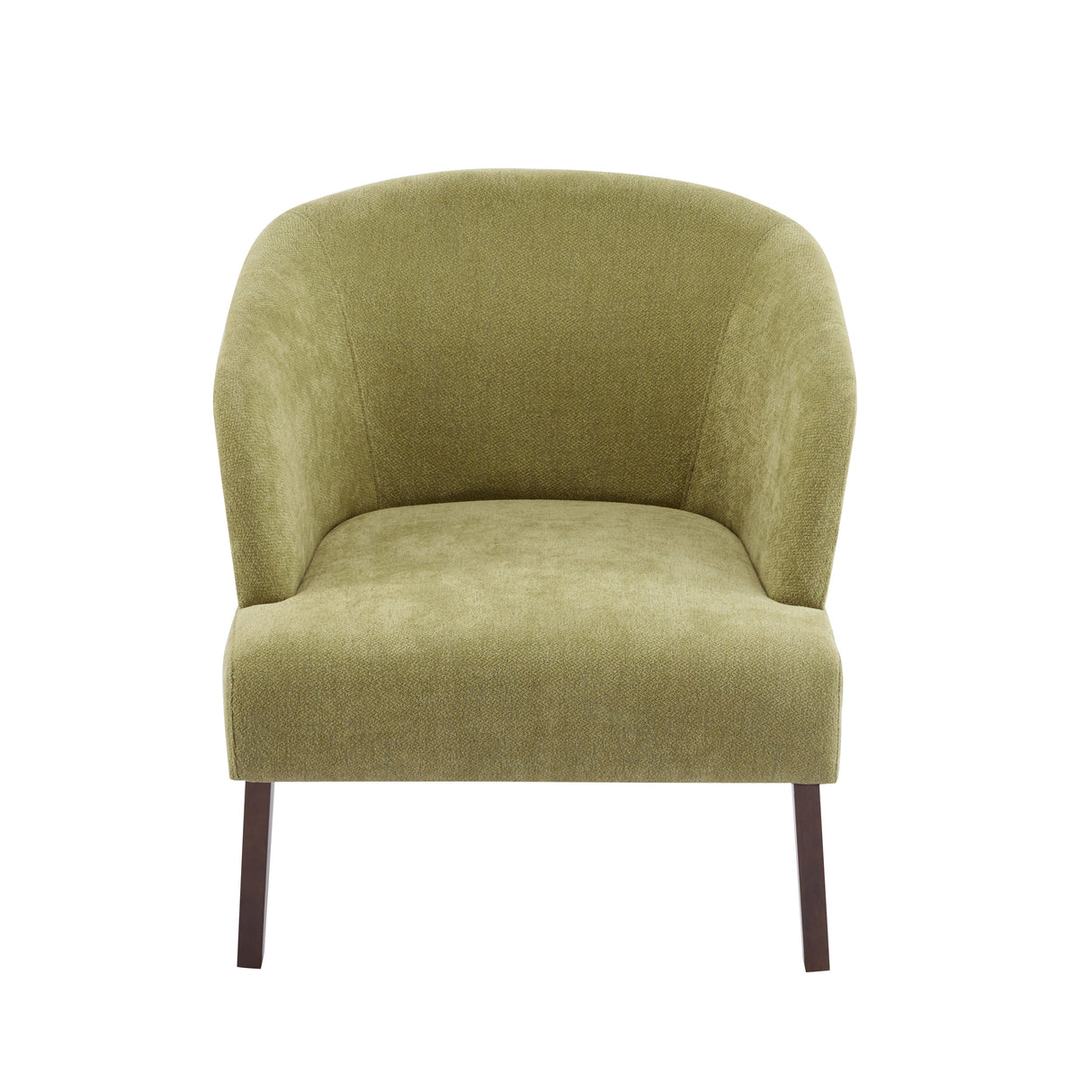 Windsor Mid-Century Accent Chair - Soft Fabric Upholstery