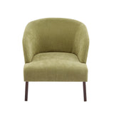 Windsor Mid-Century Accent Chair - Soft Fabric Upholstery