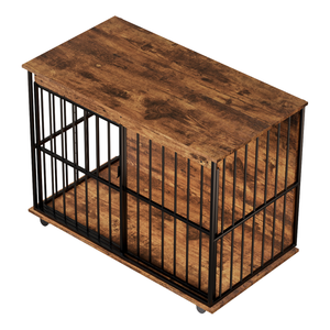 Large Wooden Dog Crate Furniture