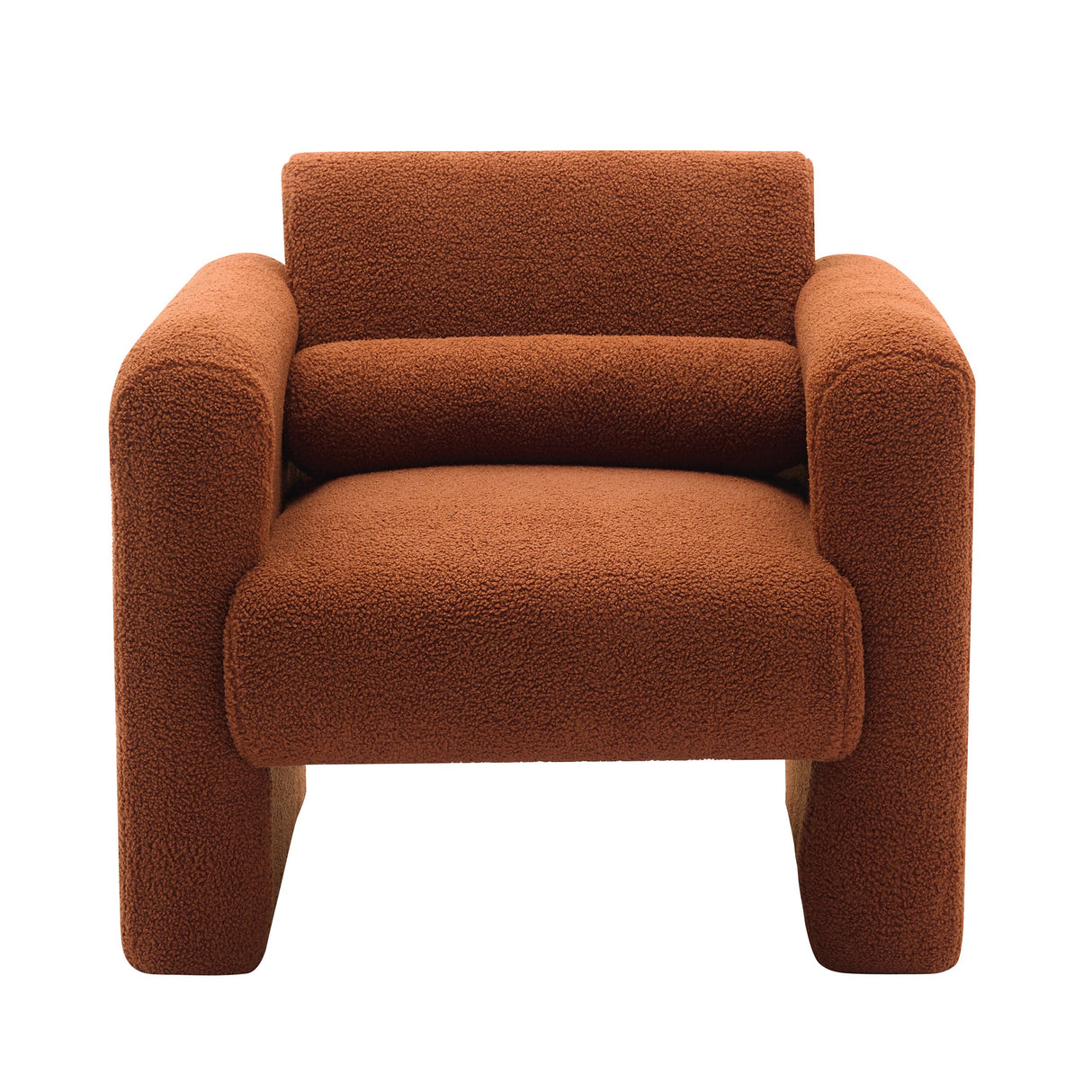 Marlowe Modern Sherpa Upholstered Comfy Reading Accent Chair