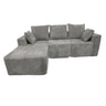 Corner Combination Sofa Sectional Couch With Soft Fabric