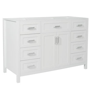 Bathroom Vanity Cabinet with 2 Soft Close Doors and 8 Drawers