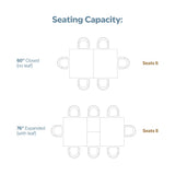 Wilson Rectagular Extendable Dining Table