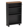 4 Tier Narrow Rolling Kitchen Slim Storage Cart