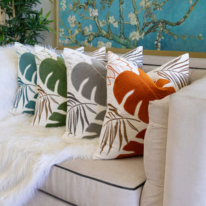 Autumn Vibes Leaf Accent Pillow - 2 Pack