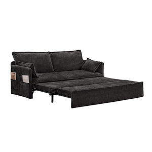 Pull Out Sofa Bed, Convertible Sleeper Sofa Couch, Side Storage, And USB / C - Type Charging Ports Chair