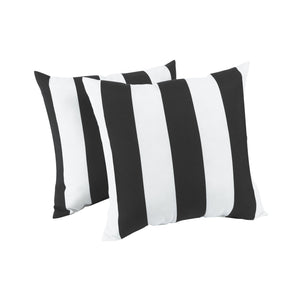 2 Pack Outdoor Pillow Covers - 18x18 Inch